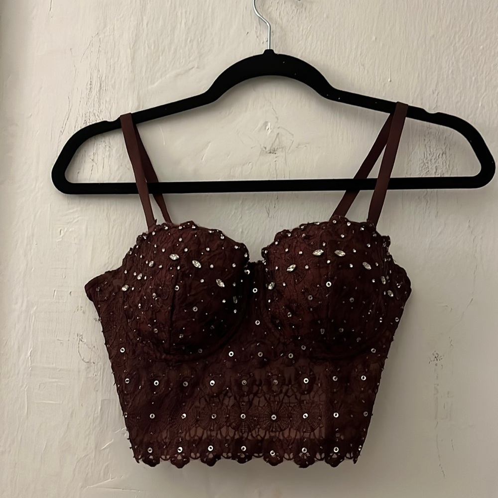 Windsor Red CropTop Size S